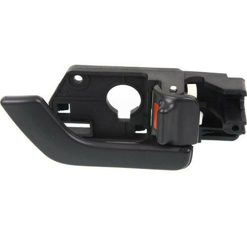 2003-2008 Hyundai Tiburon Front Door Handle RH, Black, w/o Metal grain.