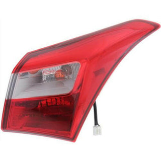 2013 Hyundai Elantra Tail Lamp RH, Outer, Assembly, Bulb Type, To 9-6-12.