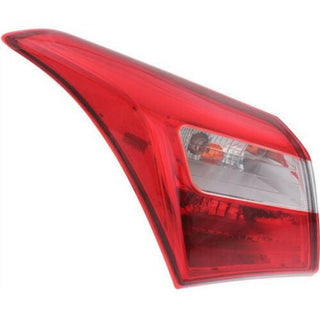 2013 Hyundai Elantra Tail Lamp LH, Outer, Assembly, Bulb Type, To 9-6-12.