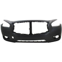 2014 Infiniti QX60 Front Bumper Cover, w/o Sensor & Premium Pkg.-CAPA.