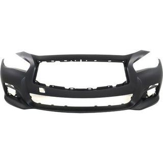 2014-2015 Audi Q50 Front Bumper Cover, Primed, With Out Object Sensors - Classic 2 Current Fabrication