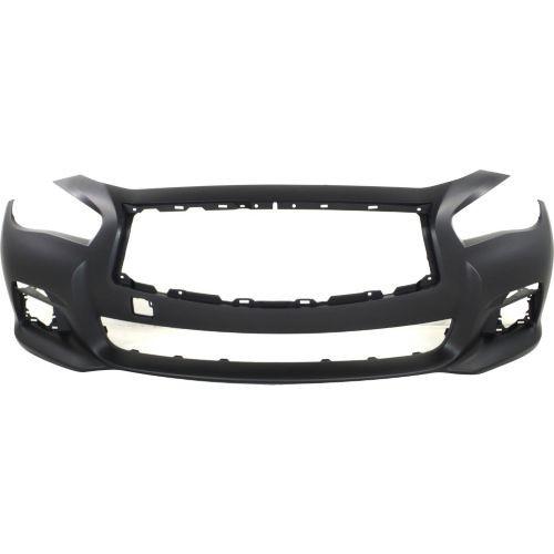 2014-2015 Audi Q50 Front Bumper Cover, Primed, With Out Object Sensors - Classic 2 Current Fabrication