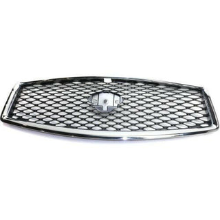 2014-2016 Infiniti Q50 Grille, Assembly, Primed, With Front View Camera.