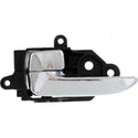 2002-2006 Infiniti Q45 Front Door Handle LH, Inside, Chrome, Plastic.