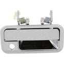 1988-1995 Isuzu Pickup Front Door Handle RH, All Chrome, Metal Lever+plastic Hsg..