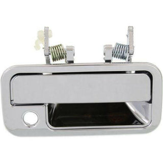 1988-1995 Isuzu Pickup Front Door Handle RH, All Chrome, Metal Lever+plastic Hsg..
