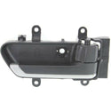 2003-2005 Nissan Murano Front Door Handle RH, Black, w/Silver Insert.