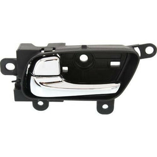 2009-2013 Infiniti FX50 Front Door Handle LH, Inside, Chrome+black.