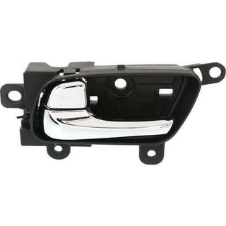 2008-2012 Infiniti EX35 Front Door Handle LH, Inside, Chrome+black.