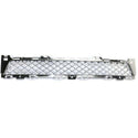 2014-2015 Jaguar XJR Front Grille, Center, Chrome.
