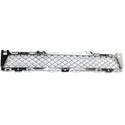 2011-2015 Jaguar XJ Front Grille, Center, Chrome.