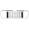 2009-2011 Jeep Liberty Grille, Painted-White Shell/Textured Insert-CAPA.