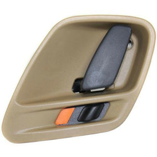 1999-2004 Jeep Cherokee Front Door Handle LH, Inside, Brown (camel).