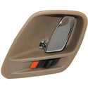 1999-2004 Jeep Cherokee Front Door Handle LH, Inside Lever+brown Housing.