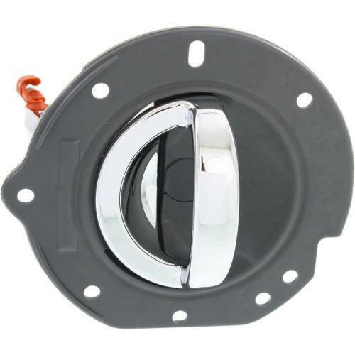 2002-2007 Jeep Liberty Front Door Handle RH, Slate Gray Hsg., w/Chrome Handle.