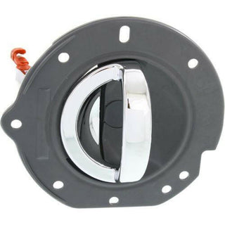 2002-2007 Jeep Liberty Front Door Handle RH, Slate Gray Hsg., w/Chrome Handle.