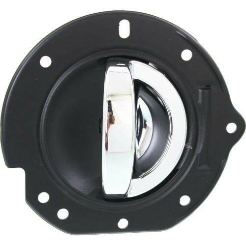 2002-2007 Jeep Liberty Front Door Handle LH, Black Hsg., w/Chrome Handle.
