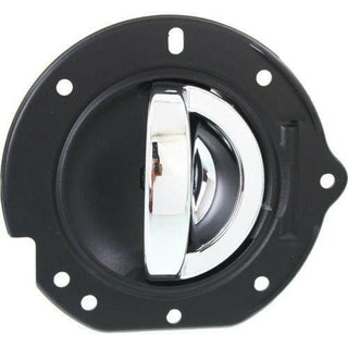 2002-2007 Jeep Liberty Front Door Handle LH, Black Hsg., w/Chrome Handle.