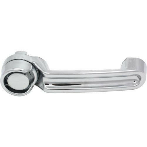 2007-2016 Jeep Wrangler Front Door Handle, All Chrome, w/o Keyhole.