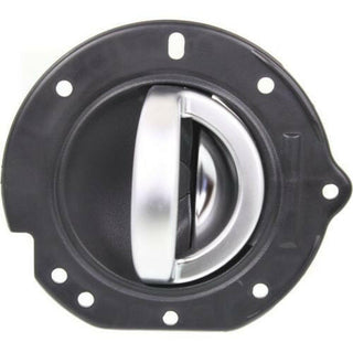 2002-2007 Jeep Liberty Rear Door Handle LH, Hsg., w/Satin Chrome Handle.