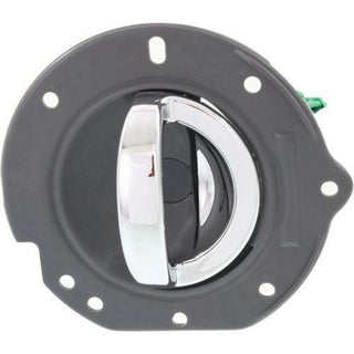 2002-2007 Jeep Liberty Rear Door Handle LH, Slate Gray Hsg., w/Chrome Handle.