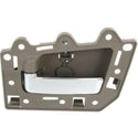 2005-2011 Jeep Cherokee Rear Door Handle LH, Chrome Lever/Brown Housing.