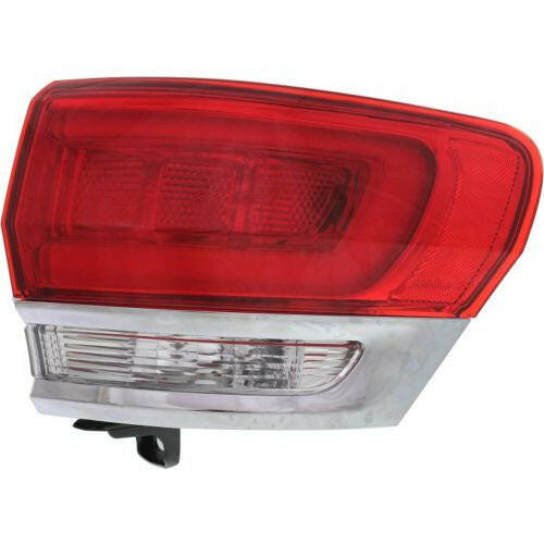 2014-2015 Jeep Cherokee Tail Lamp RH, Outer, Assembly, W/o Gray Trim-Capa.