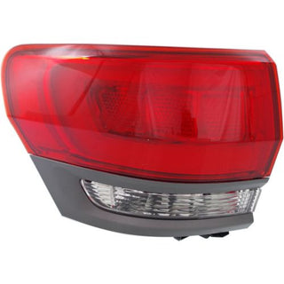 2014-2015 Jeep Cherokee Tail Lamp LH, Outer, Exc Srt, w/Gray Trim - Classic 2 Current Fabrication