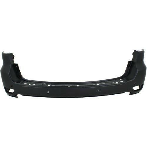2011-2015 Jeep Grand Cherokee Rear Bumper Cover, Primed, w/Parking Sensor.