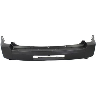 2007-2010 Jeep Patriot Rear Bumper Cover, Primed, w/Chrome, w/o Tow Hook-CAPA - Classic 2 Current Fabrication