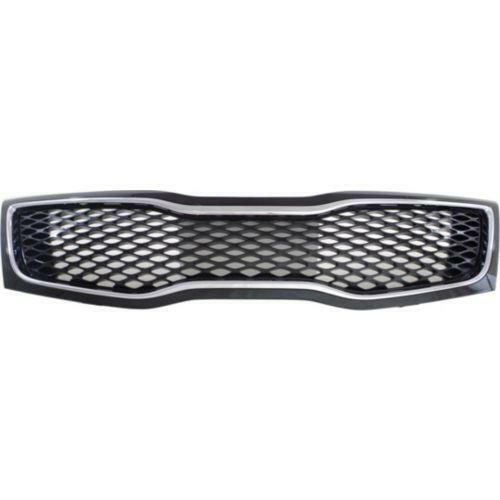 2014-2015 Kia Optima Grille, Black, w/Chrome Molding, USA Built, Hybrid LX.