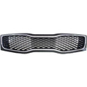 2014-2015 Kia Optima Grille, Black, w/Chrome Molding, USA Built, Hybrid LX.