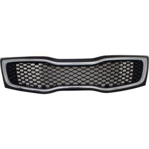 2014-2015 Kia Optima Grille, Black, w/Chrome Molding, USA Built.