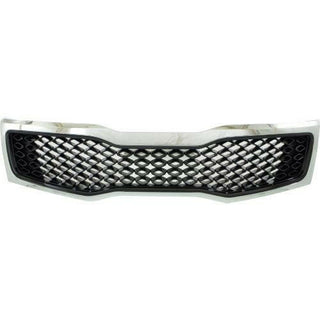 2011-2013 Kia Optima Grille, Black, Korea Built, Exc Hybrid Model.