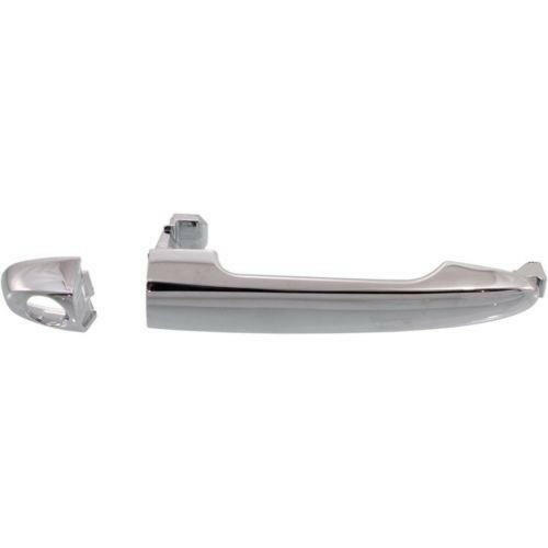 2007-2012 Kia Rondo Front Door Handle LH, Outside, All Chrome, W/ Keyhole.