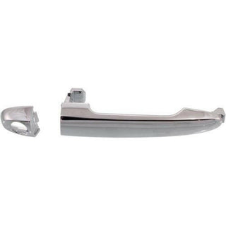 2007-2012 Kia Rondo Front Door Handle LH, Outside, All Chrome, W/ Keyhole.