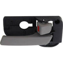 2007-2012 Kia Rondo Front Door Handle RH, Inside, Gray, W/o Chrome.
