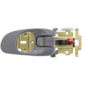 1998-2001 Kia Sephia Front Door Handle RH, Inside, Dark Gray, Plastic.