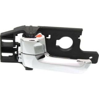 2005-2010 Kia Sportage Front Door Handle LH, Inside, Chrome, Plastic.
