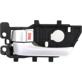 2010-2013 Kia Forte Front Door Handle LH, Inside, Painted Silver, Plastic.