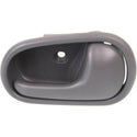 2001-2002 Kia Rio Front Door Handle RH, Inside, Gray, Plastic (=rear).