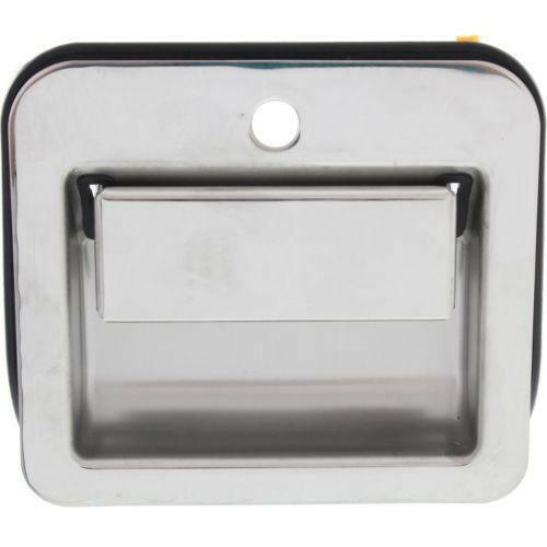 1995-2001 Kenworth T300 Front Door Handle LH, Outside, All Chrome, Metal.