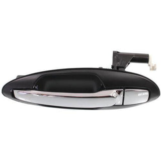 2001-2006 Kia Magentis Rear Door Handle LH, Chrome-black, Old Body Style - Classic 2 Current Fabrication