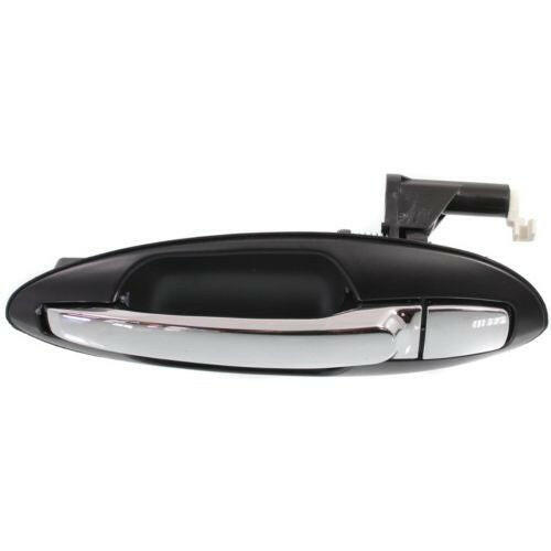 2001-2006 Kia Optima Rear Door Handle LH, Chrome-black, Old Body Style.