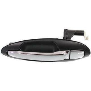 2001-2006 Kia Optima Rear Door Handle LH, Chrome-black, Old Body Style.