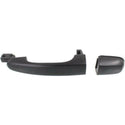 2004-2009 Kia Spectra Rear Door Handle LH, Primed Blk, Handle+cover.