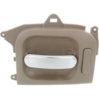 2002-2005 Kia Sedona Rear Door Handle LH, Side Sliding dr, Chrome Lever.