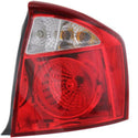 2004-2006 Kia Spectra Tail Lamp RH, Assembly, Red And Clear Lens.