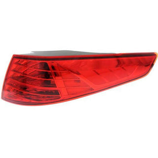 2011-2013 Kia Optima Tail Lamp RH, Outer, Assembly, Halogen, Exc Hybrid.