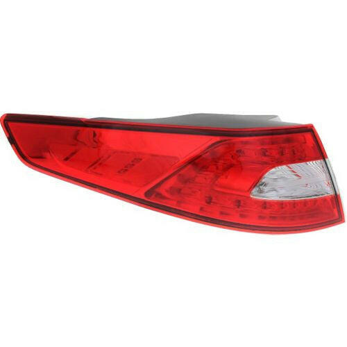2011-2013 Kia Optima Tail Lamp LH, Outer, Assembly, Led Type, Exc Hybrid.